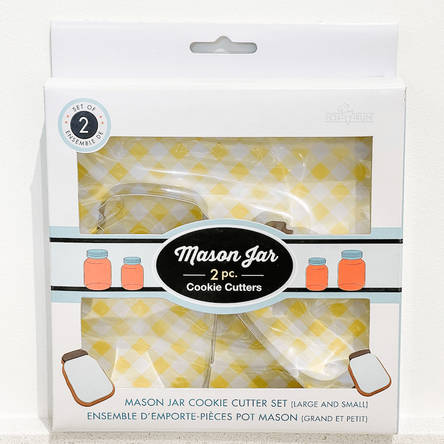 Photo of a mason jar cookie cutter set