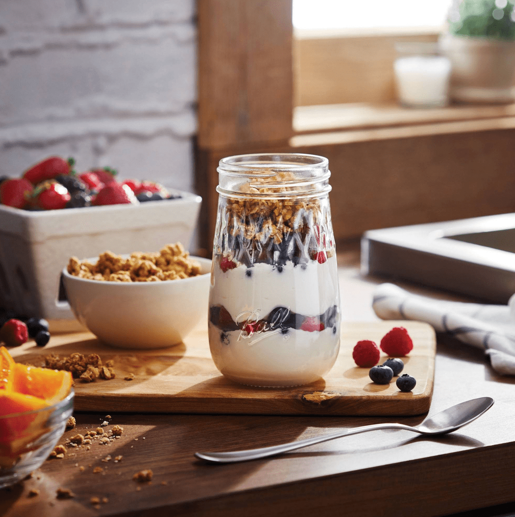 Ball Flute Regular Mouth Mason Jar