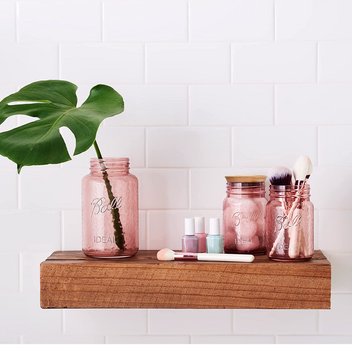 Ball Collectors Edition Rose Regular Mouth Pint Mason Jar