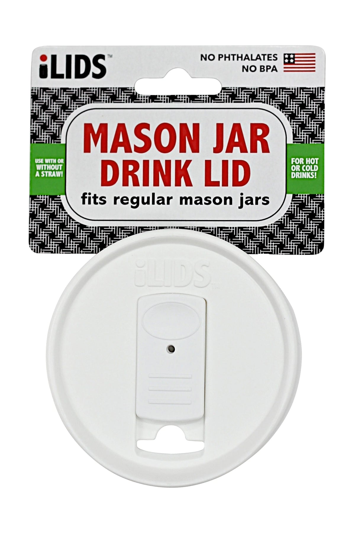 intelligent lids (iLids) Regular Mouth Drink Lid / Straw Lid