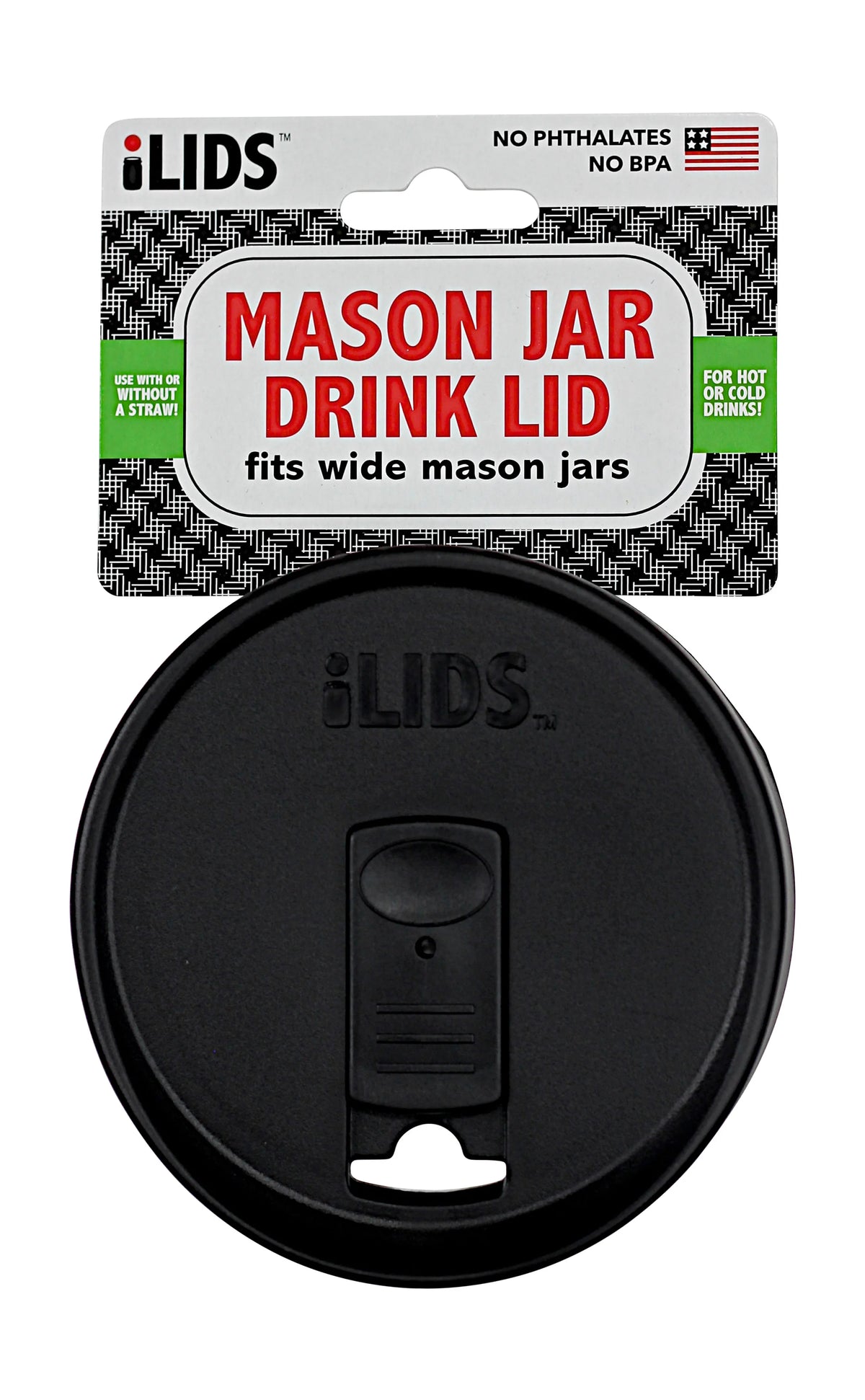 intelligent lids (iLids) Wide Mouth Drink Lid / Straw Lid
