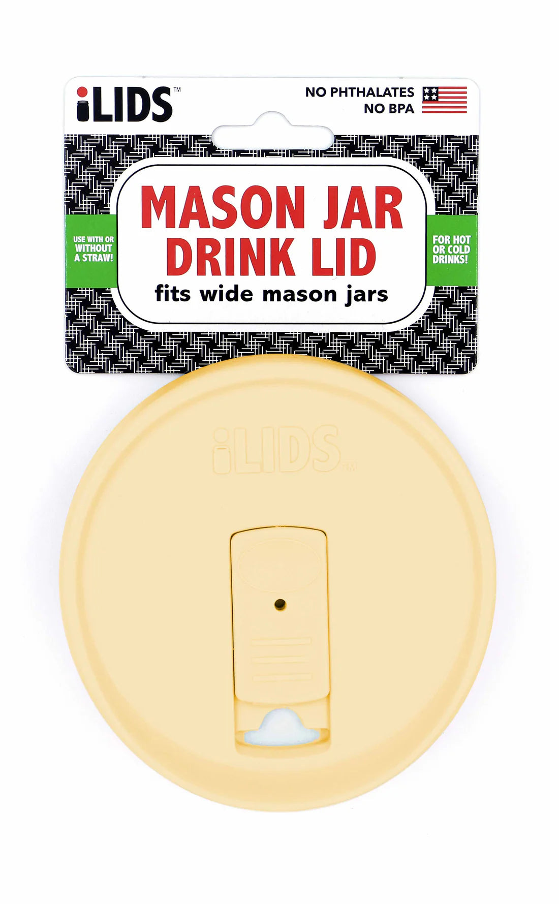 intelligent lids (iLids) Wide Mouth Drink Lid / Straw Lid