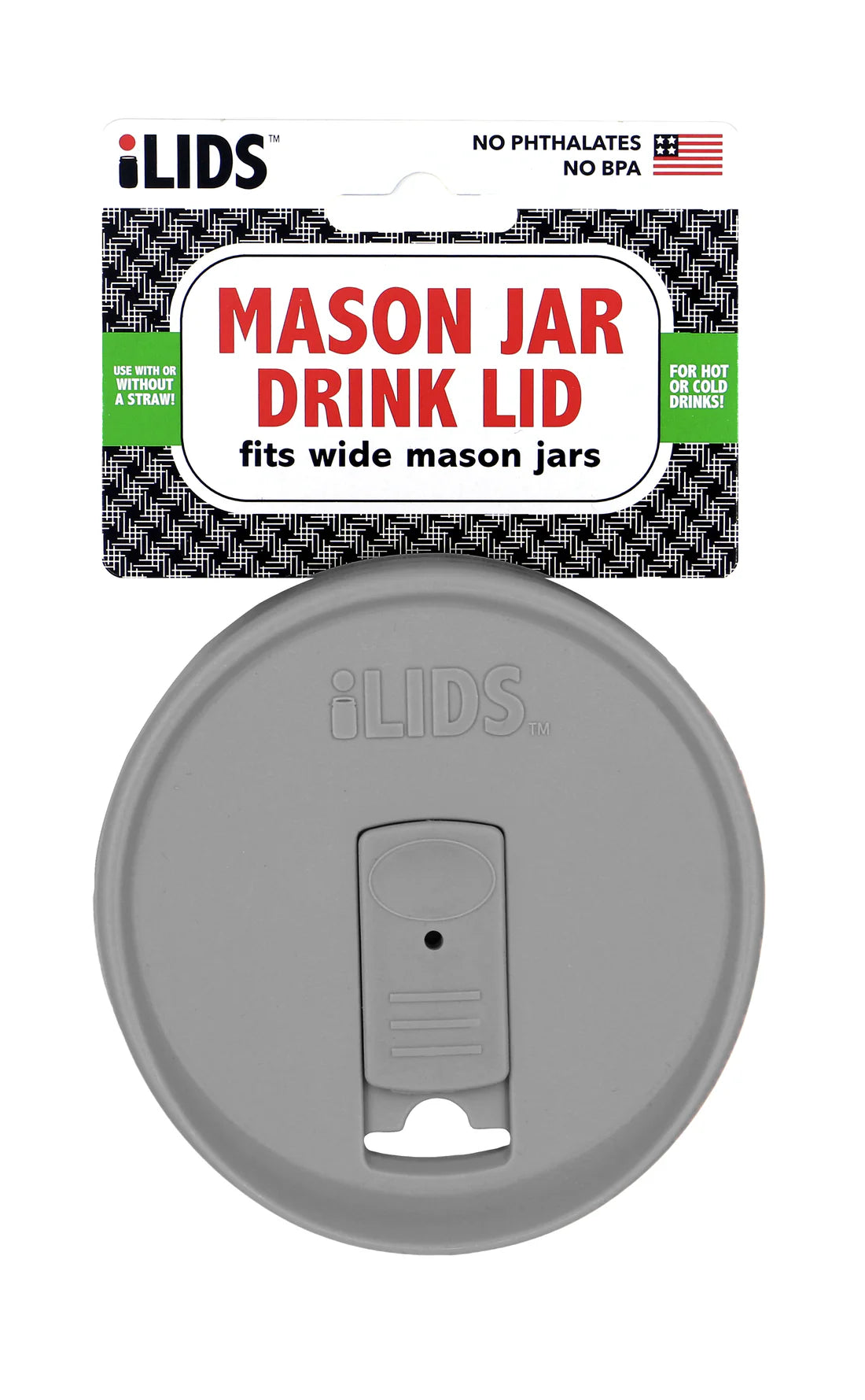 intelligent lids (iLids) Wide Mouth Drink Lid / Straw Lid