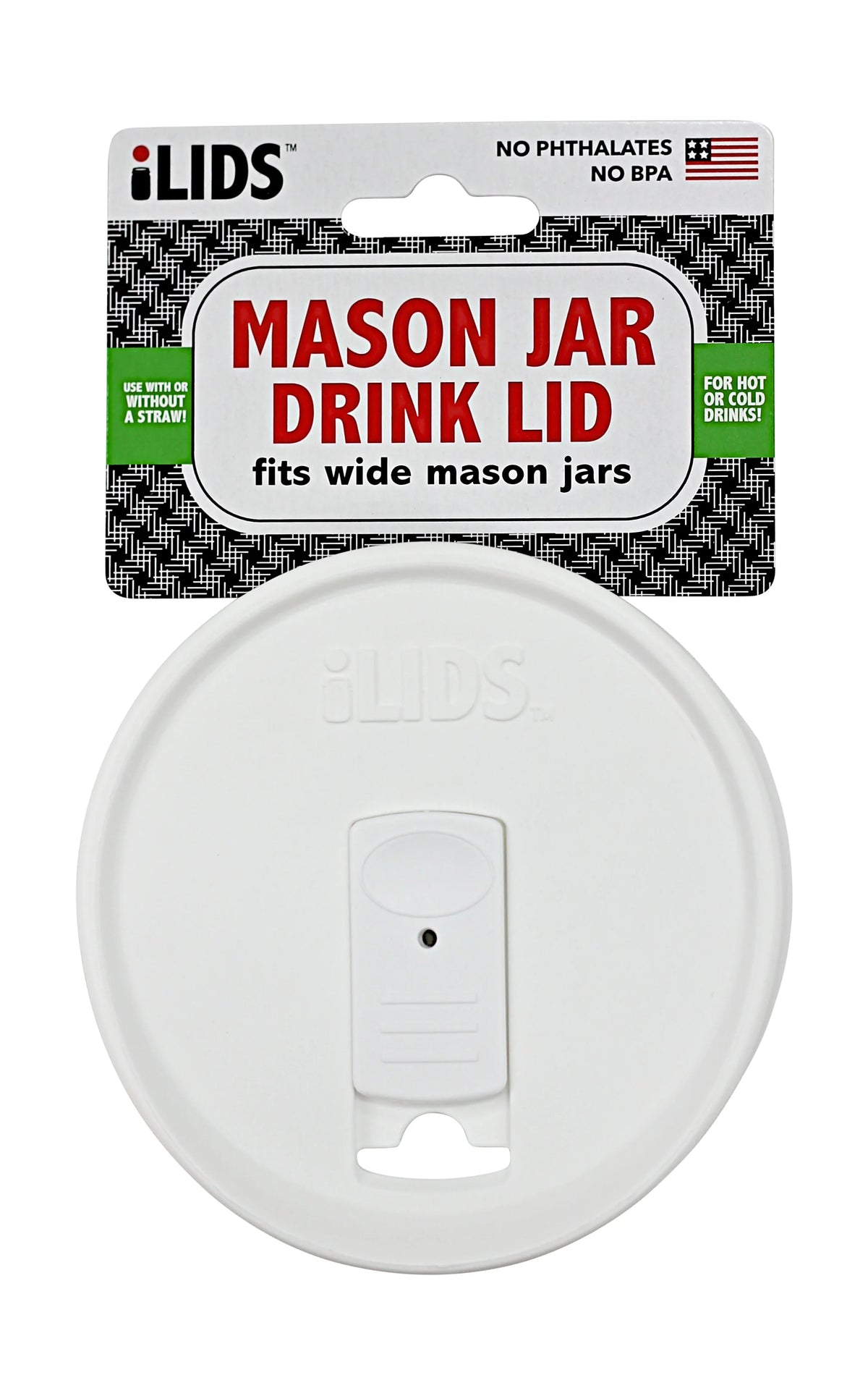 intelligent lids (iLids) Wide Mouth Drink Lid / Straw Lid