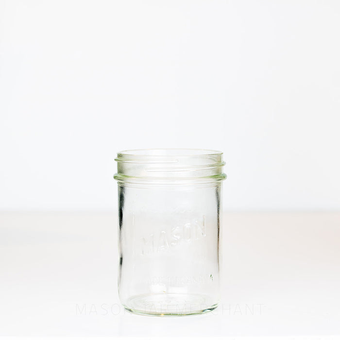 Canadian Mason English-Only Wide Mouth Pint Mason Jar - Taller Version
