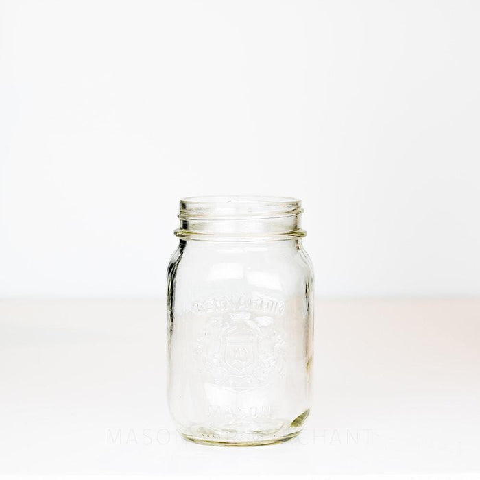 Bernardin Shield Regular Mouth Pint Mason Jar