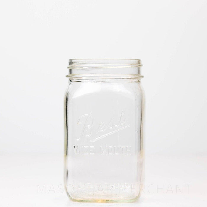 Best “Wide Mouth” Square Quart Mason Jar