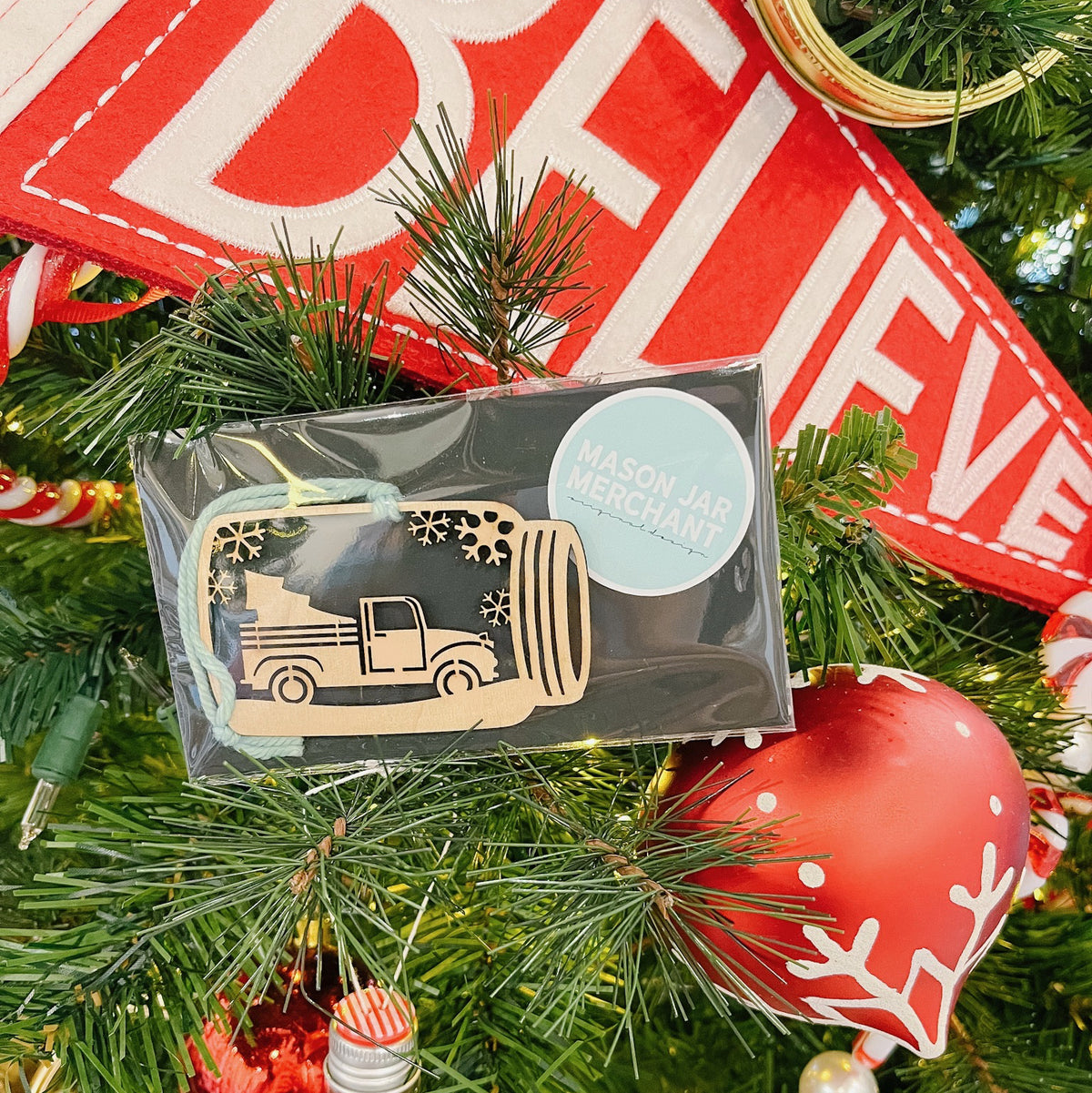 Laser Cut Christmas Truck