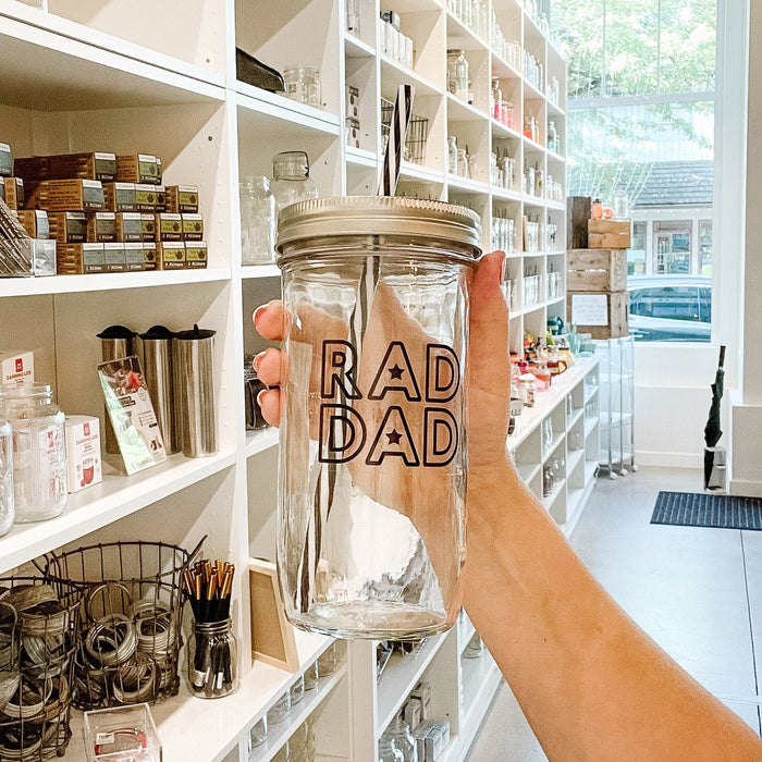 Rad Dad Mason Jar Tumbler